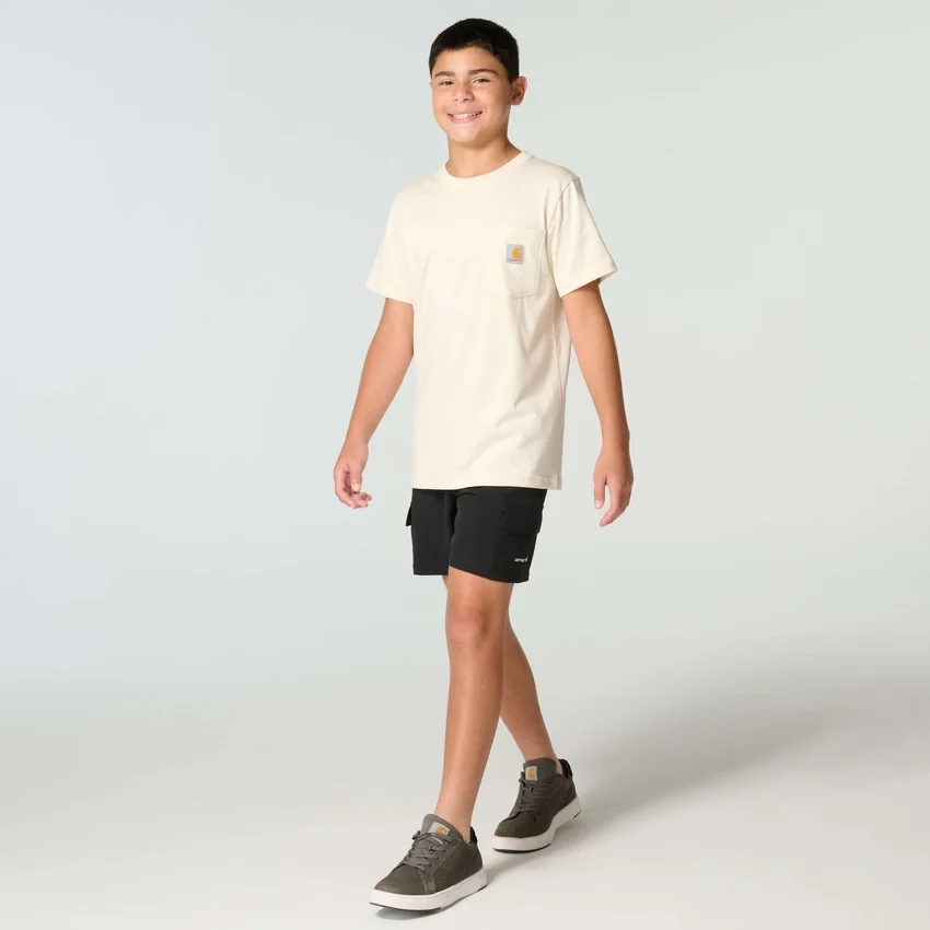 T-shirt de manguitos curtos com cão para rapazes (crianças/jovens)