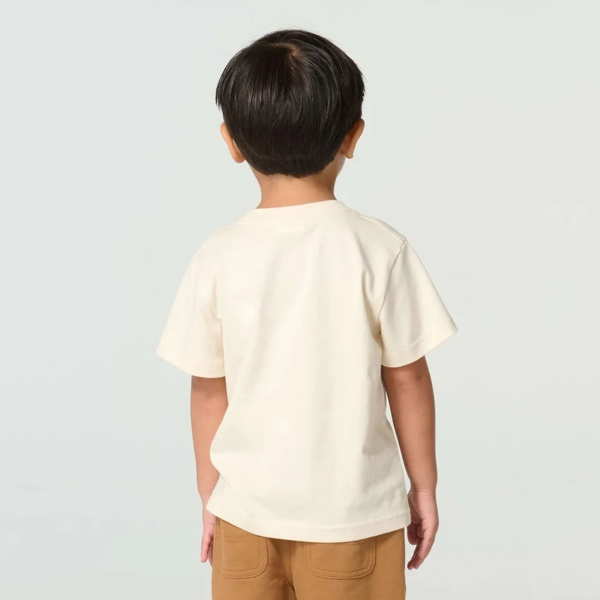 T-shirt de manguitos curtos com motivos de veículos para rapazes (crianças/bebés/jovens)