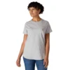 T-shirt feminina Force de corte descontraído, com bolso e tecnologia de absorção de humidade