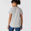 T-shirt feminina Force de corte descontraído, com bolso e tecnologia de absorção de humidade
