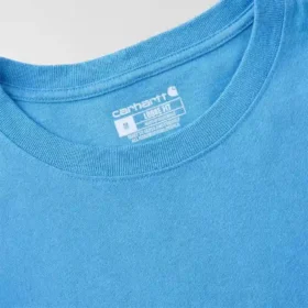 T-shirt masculina Dearborn de corte largo, tecido pesado e manguitos longos com logótipo