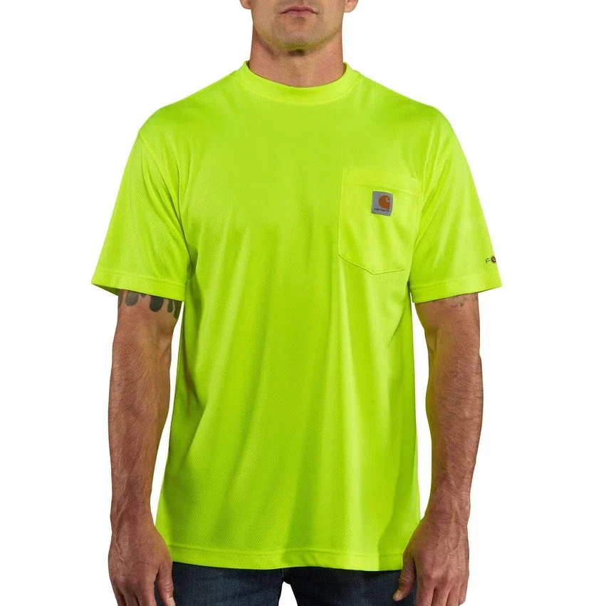 T-shirt masculina Force, corte descontraído, com cores realçadas