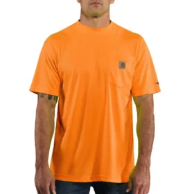 T-shirt masculina Force, corte descontraído, com cores realçadas