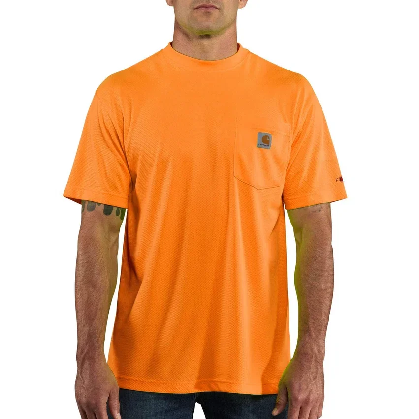 T-shirt masculina Force, corte descontraído, com cores realçadas
