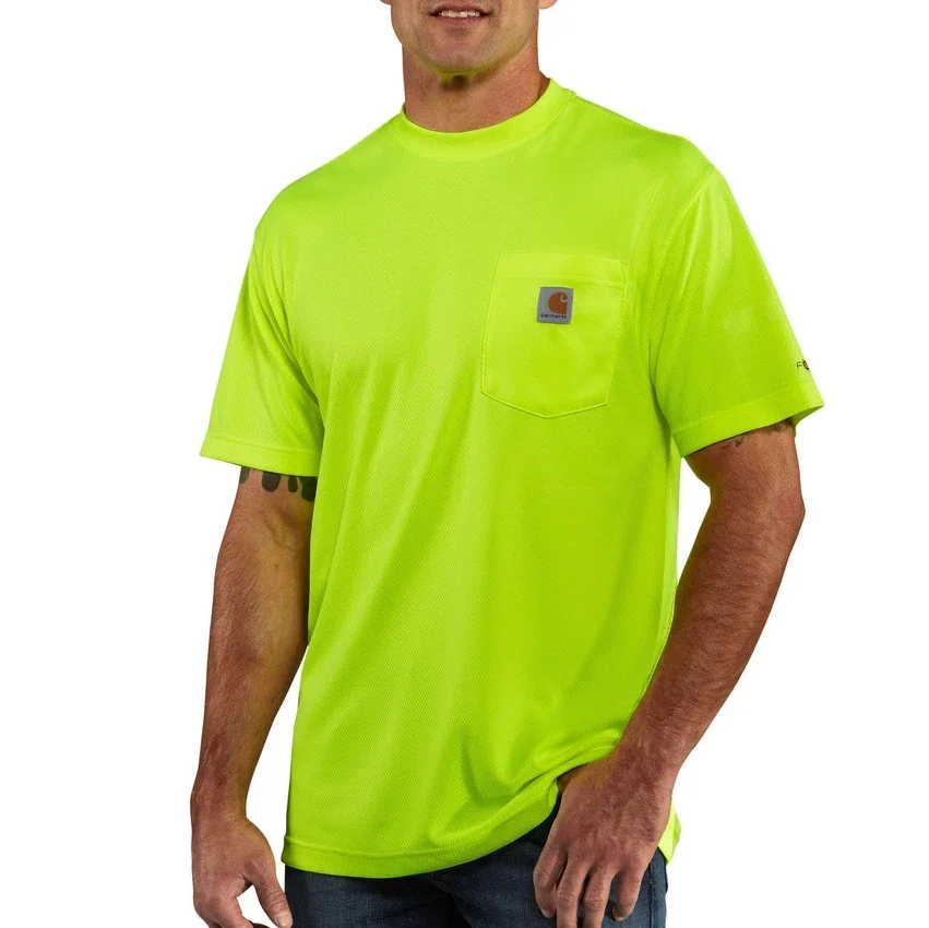 T-shirt masculina Force, corte descontraído, com cores realçadas