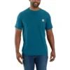 T-shirt masculina Force de corte descontraído, com absorção de humidade e bolsos