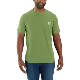 T-shirt masculina Force de corte descontraído, com absorção de humidade e bolsos