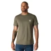 T-shirt masculina Force de corte descontraído, com absorção de humidade e bolsos