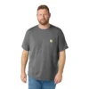 T-shirt masculina Force de corte descontraído, com absorção de humidade e bolsos