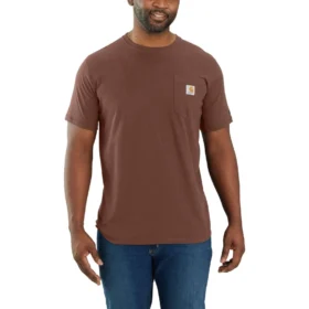 T-shirt masculina Force de corte descontraído, com absorção de humidade e bolsos