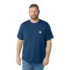 T-shirt masculina Force de corte descontraído, com absorção de humidade e bolsos