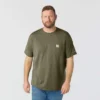 T-shirt masculina Force de corte descontraído, com absorção de humidade e bolsos
