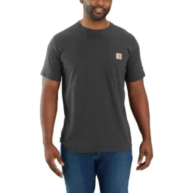 T-shirt masculina Force de corte descontraído, com absorção de humidade e bolsos