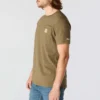 T-shirt masculina Force de corte descontraído, com absorção de humidade e bolsos