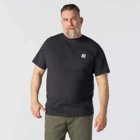 T-shirt masculina Force de corte descontraído, com absorção de humidade e bolsos