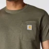 T-shirt masculina Force de corte descontraído, com absorção de humidade e bolsos