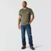 T-shirt masculina Force de corte descontraído, com absorção de humidade e bolsos