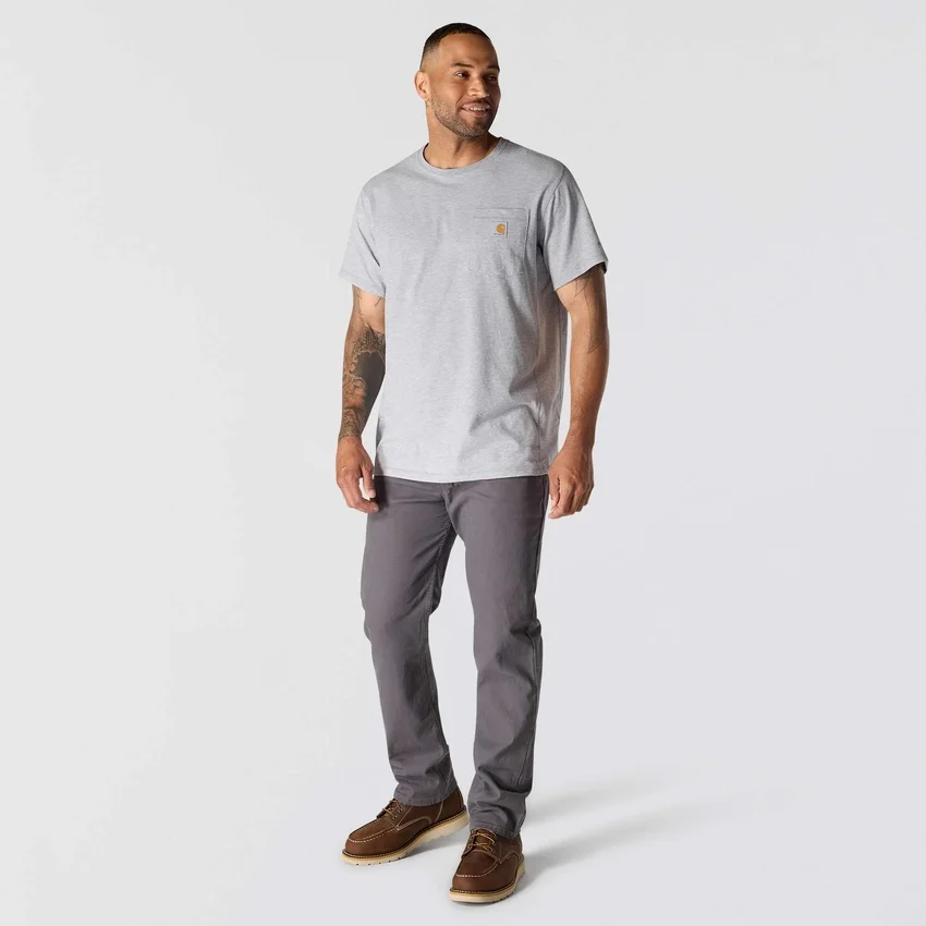 T-shirt masculina Force de corte descontraído, com absorção de humidade e bolsos