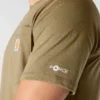 T-shirt masculina Force de corte descontraído, com absorção de humidade e bolsos