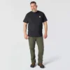 T-shirt masculina Force de corte descontraído, com absorção de humidade e bolsos