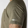 T-shirt masculina Force de corte descontraído, com absorção de humidade e bolsos