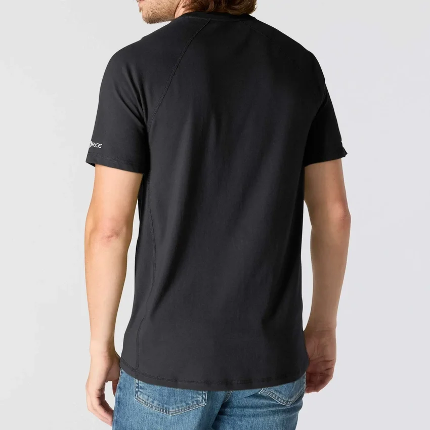 T-shirt masculina Force de corte descontraído, com absorção de humidade e bolsos