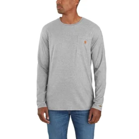 T-shirt masculina Force de manguitos compridos com bolso e tecnologia de absorção de humidade
