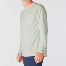 T-shirt masculina Force de manguitos compridos com bolso e tecnologia de absorção de humidade