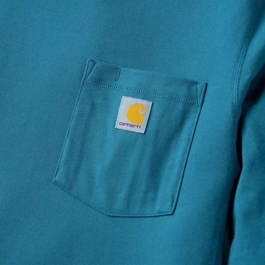 T-shirt masculina Force de manguitos compridos com bolso e tecnologia de absorção de humidade