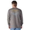 T-shirt masculina Force Irvine Fr de manguitos compridos com absorção de humidade e logótipo Eagle - Camisas resistentes ao fogo