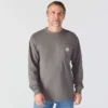 T-shirt masculina Force Irvine Fr de manguitos compridos com absorção de humidade e logótipo Eagle - Camisas resistentes ao fogo