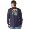 T-shirt masculina Force Irvine FR de manguitos compridos com estampado de plataforma petrolífera - Camisas resistentes ao fogo