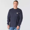 T-shirt masculina Force Irvine FR de manguitos compridos com estampado de plataforma petrolífera - Camisas resistentes ao fogo