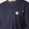 T-shirt masculina Force Irvine FR de manguitos compridos com estampado de plataforma petrolífera - Camisas resistentes ao fogo