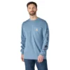 T-shirt masculina FR Force Irvine de corte largo e manguitos compridos com logótipo - Camisas resistentes ao fogo