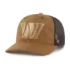 Washington Commanders '47 Boné de camionista tingido, corte descontraído