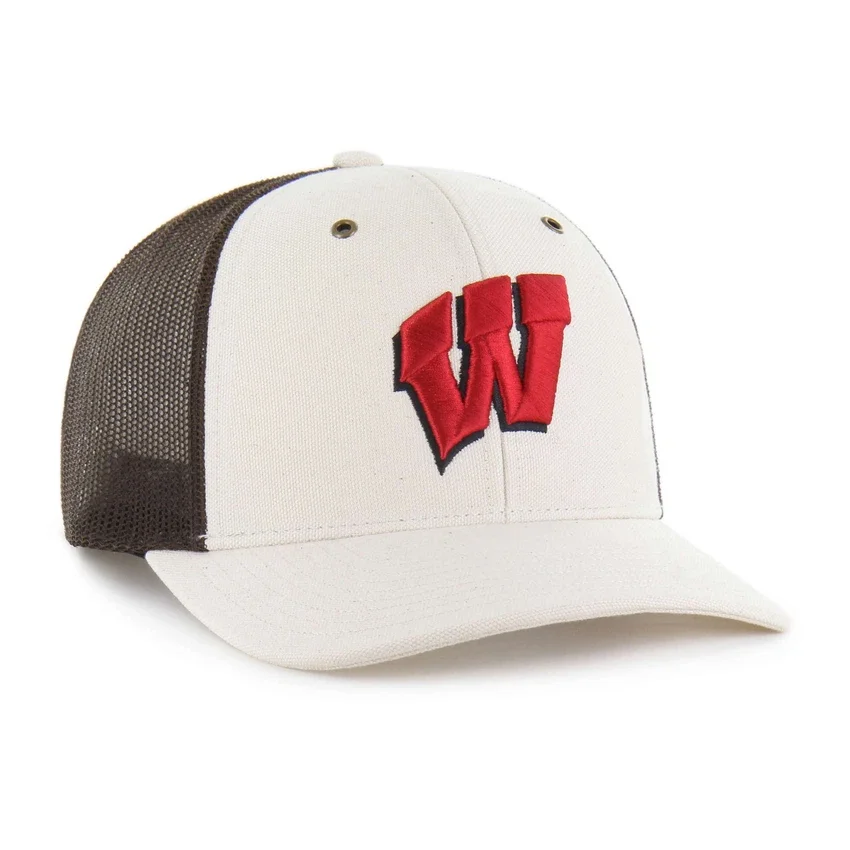 Wisconsin Badgers '47 Trucker não tingido