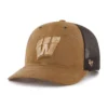 Wisconsin Badgers '47 Trucker tingido, corte descontraído